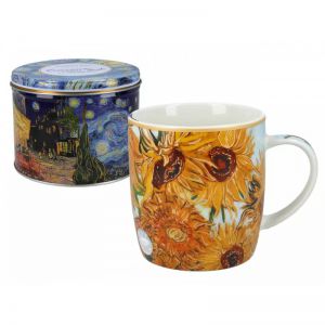 Kubek w puszce Carmani 420ml - V. van Gogh, Słoneczniki